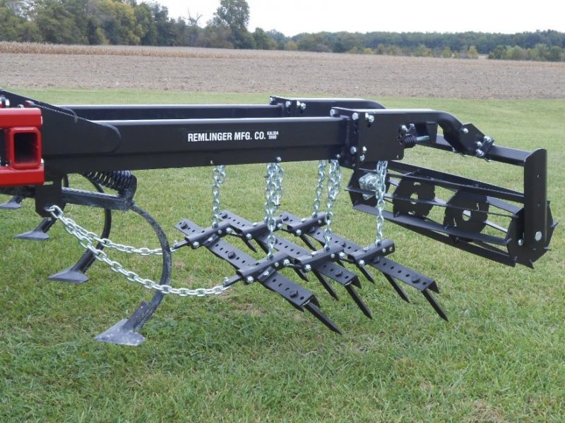 3 Bar Roller Flex mounted harrow attachment from Remlinger