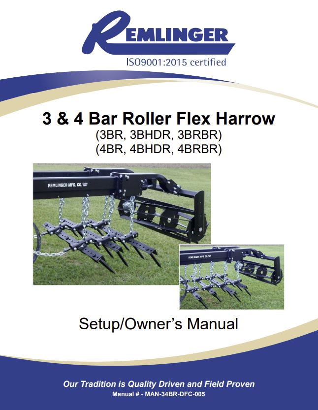 3 or 4 Bar Roller Flex Manual Cover