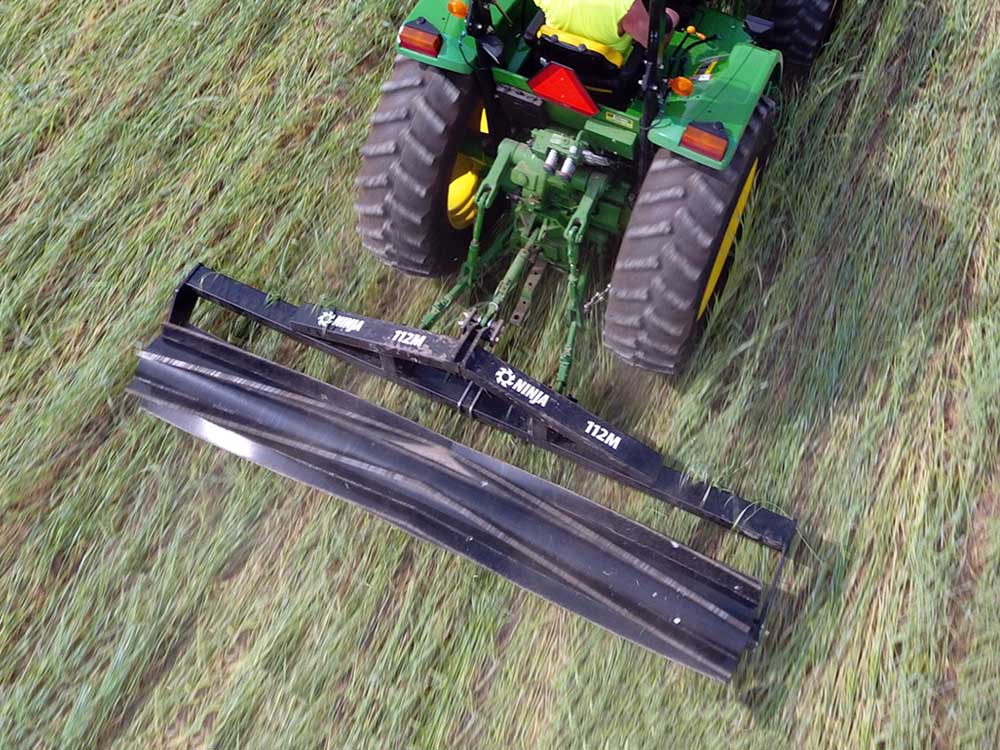 Ninja-Cover-Crop-Crimper- Ninja Cover Crop Crimper