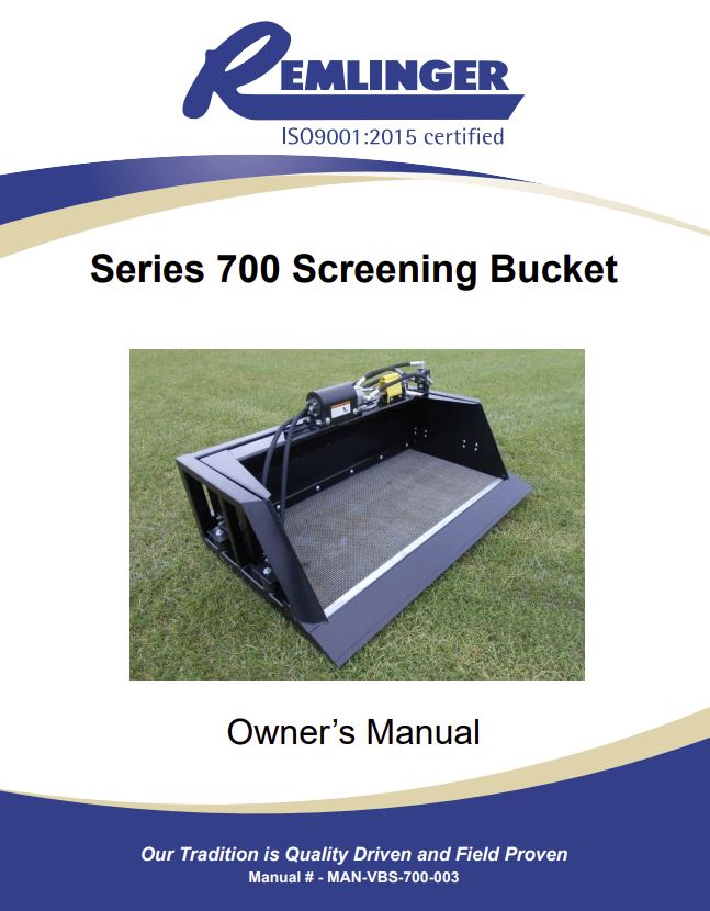 Screening Bucket